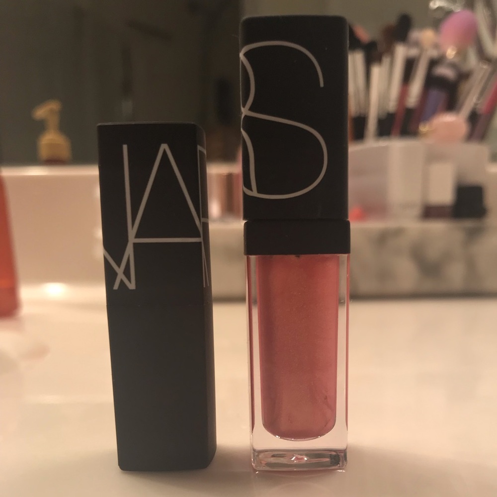 NARS Orgasm Lipstick & NARS Brilliant Orgasm Gloss